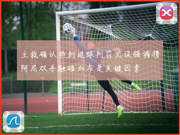 主裁确认热刺进球判罚无误强调穆阿尼双手触碰加布是关键因素